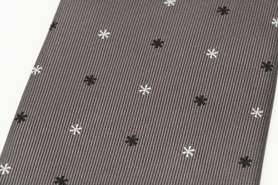 Snow Peak Asterisk Tie Grey