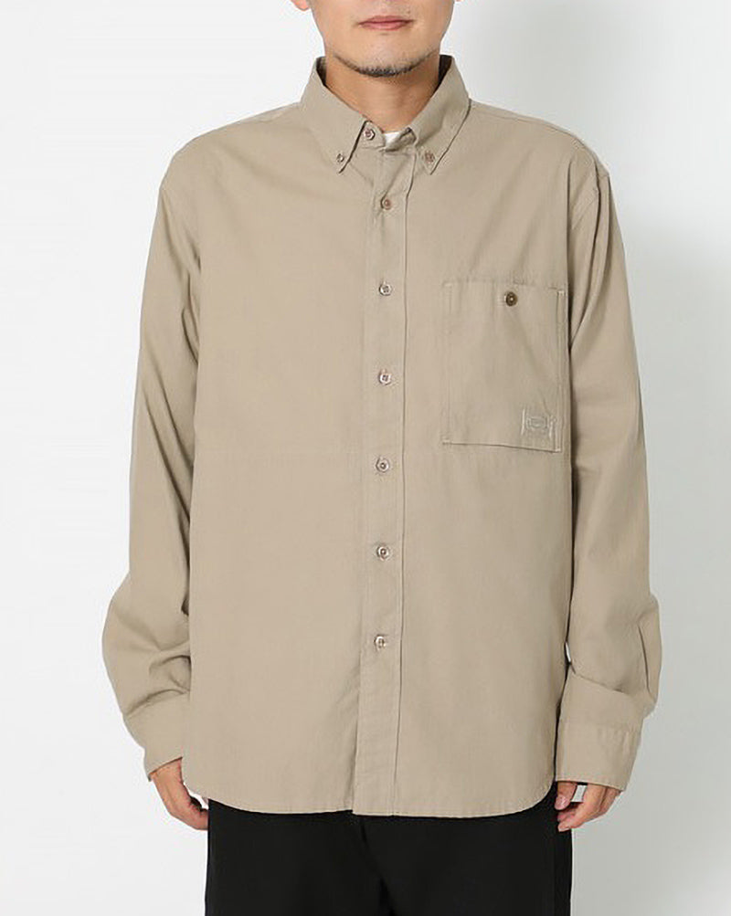 Organic Cotton Poplin Button-Down Shirt