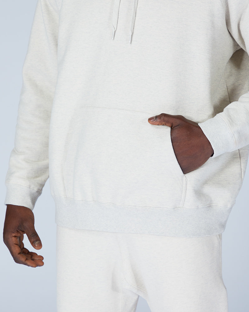 Recycled Cotton Pullover Hoodie