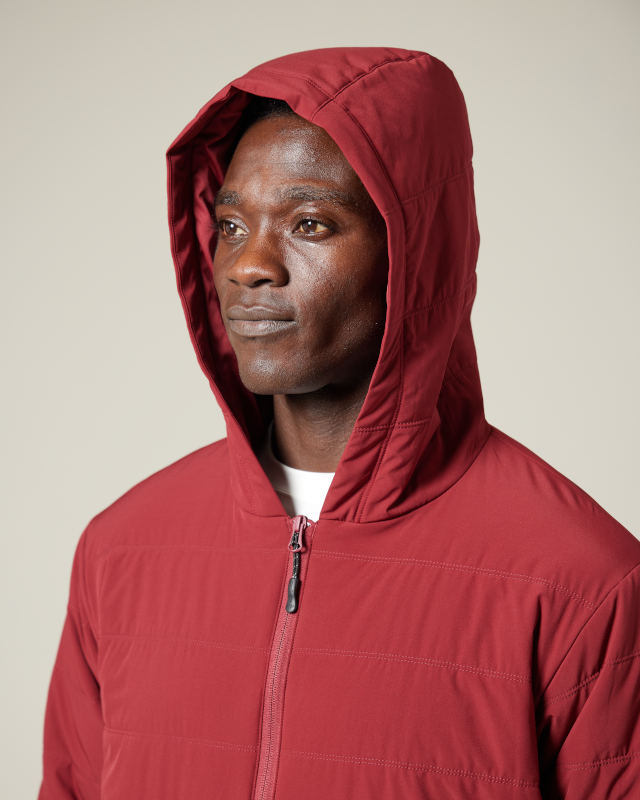 Flexible Insulated Zip Up Hoodie