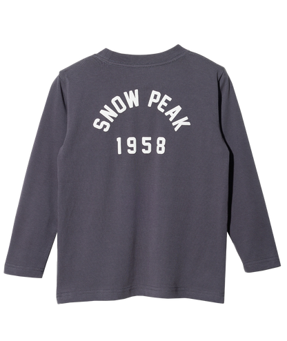 Kids Snow Peak Foam Printed Long Sleeve T-Shirt